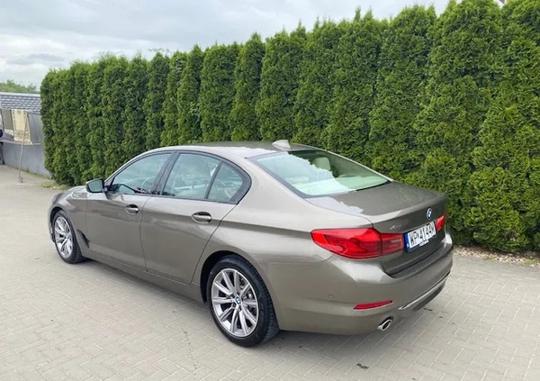 BMW Seria 5 cena 139900 przebieg: 129000, rok produkcji 2018 z Płock małe 232
